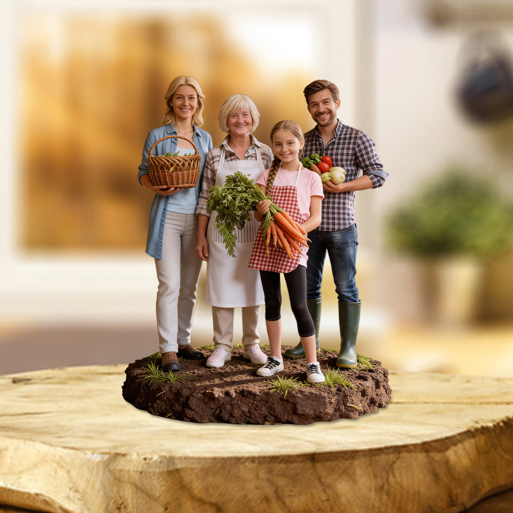 Geschenk für Landwirte – Personalisierte Acrylplakette in individueller Form