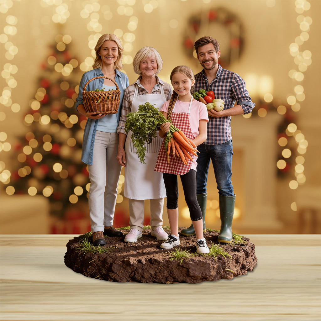 Geschenk für Landwirte – Personalisierte Acrylplakette in individueller Form