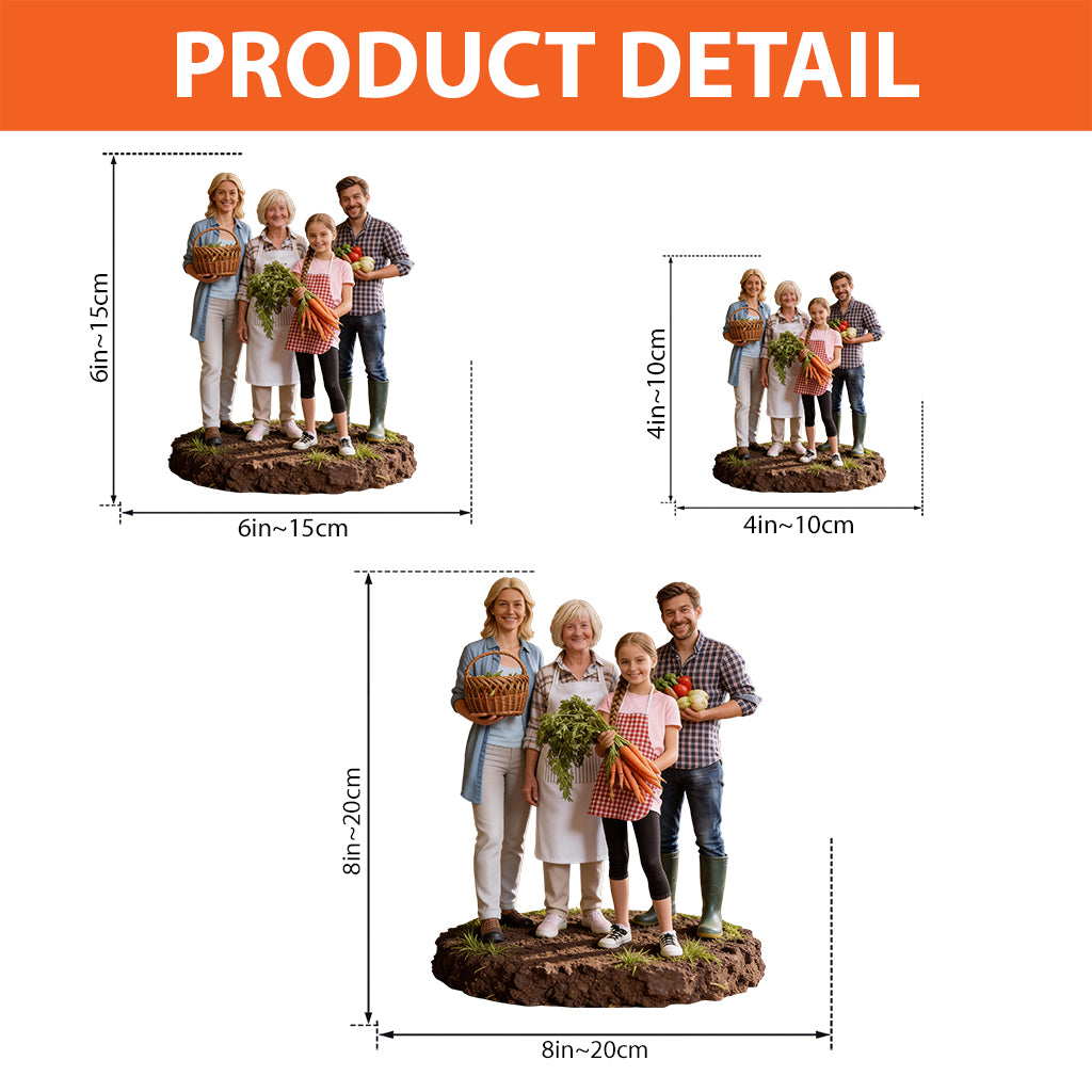 Geschenk für Landwirte – Personalisierte Acrylplakette in individueller Form