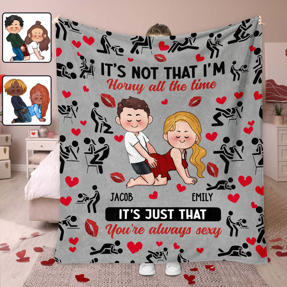 Because You Are Always Sexy - Personalized Couple Blanket