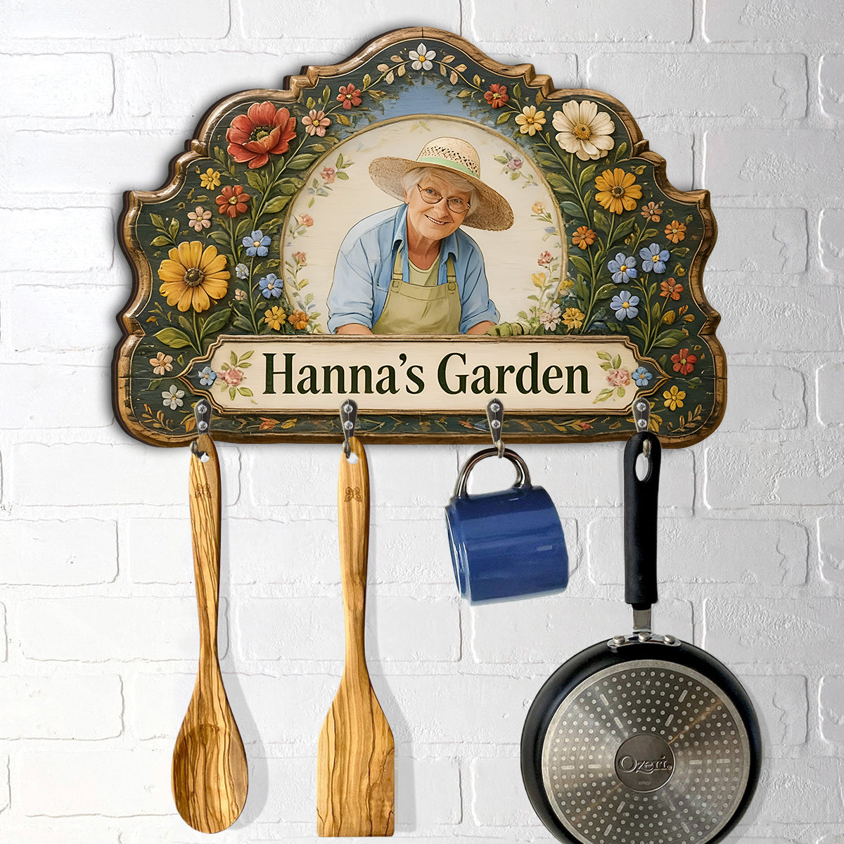 Amour du jardinage, cadeau pour les amoureux du jardinage - Étagère suspendue personnalisée