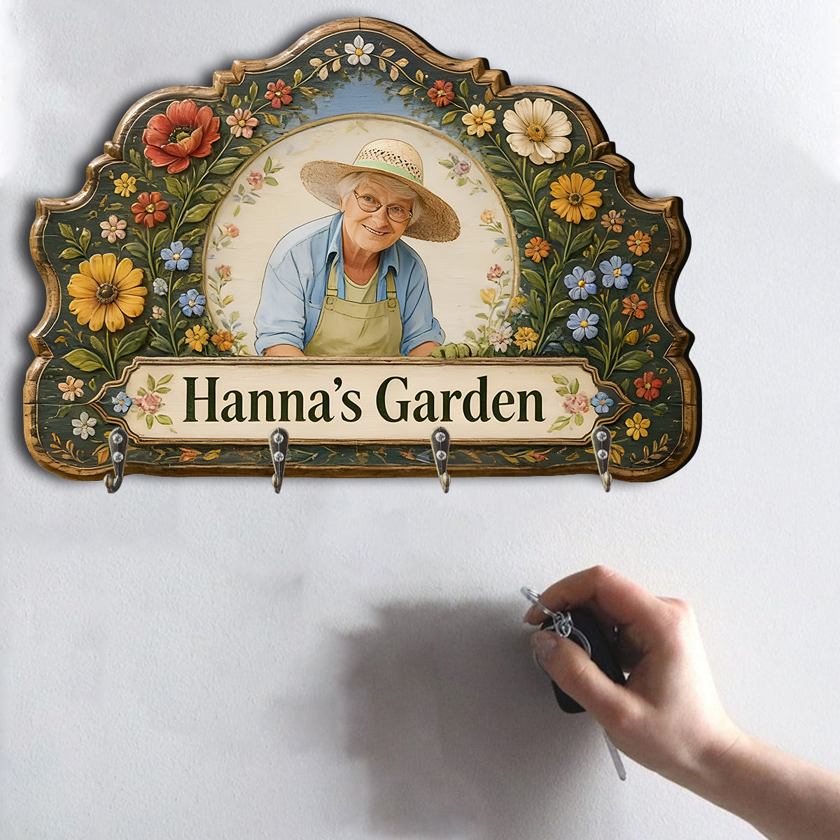 Amour du jardinage, cadeau pour les amoureux du jardinage - Étagère suspendue personnalisée