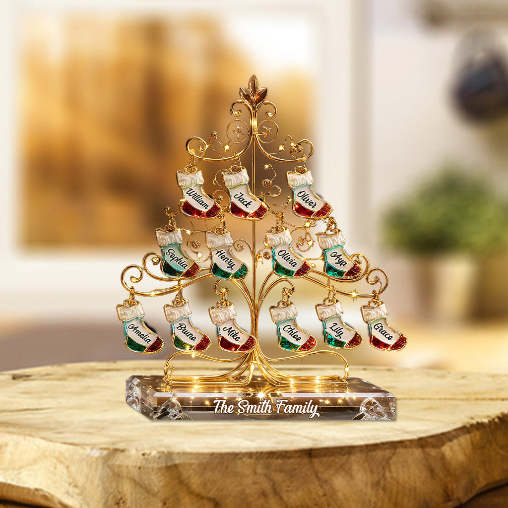 Happy Family - Personalized Family Custom Shaped Acrylic Plaque