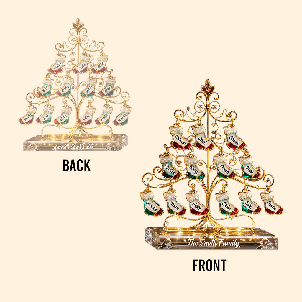 Happy Family - Personalized Family Custom Shaped Acrylic Plaque