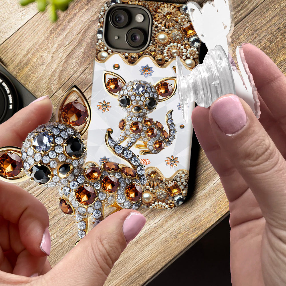 Love Chihuahuas - Personalized Dog Full Print Phone Case