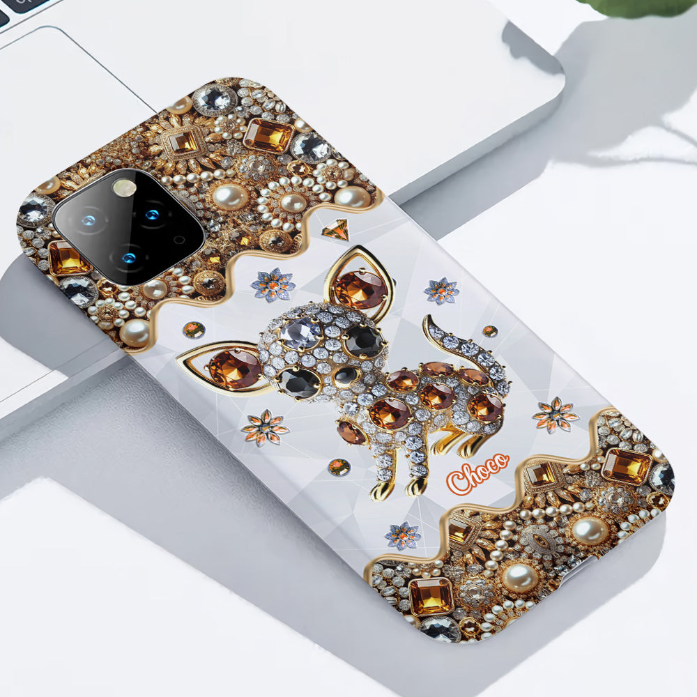 Love Chihuahuas - Personalized Dog Full Print Phone Case