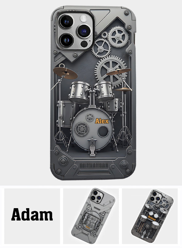 Vie de batteur - Coque de téléphone personnalisée avec impression intégrale pour batteur