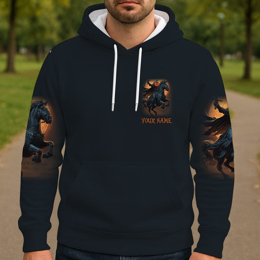 Hello Darkness - Personalized Skull All Over Shirt