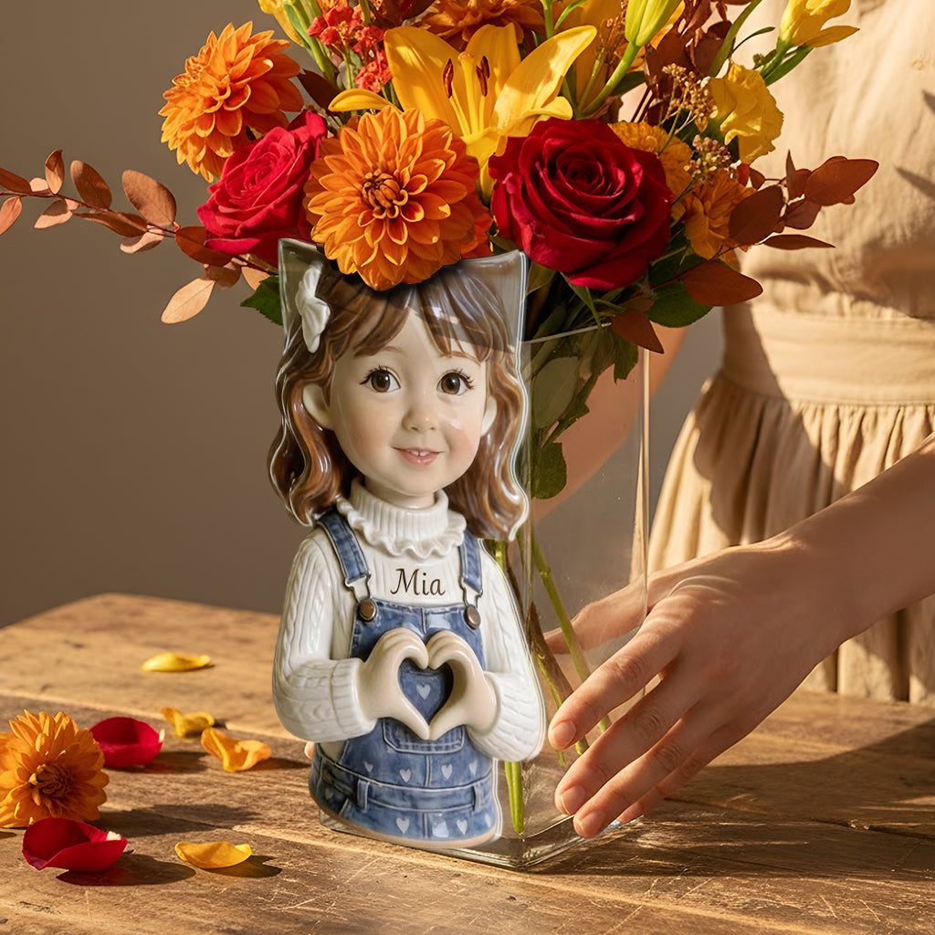 Any Kid Photo - Personalized Kid Acrylic Pot