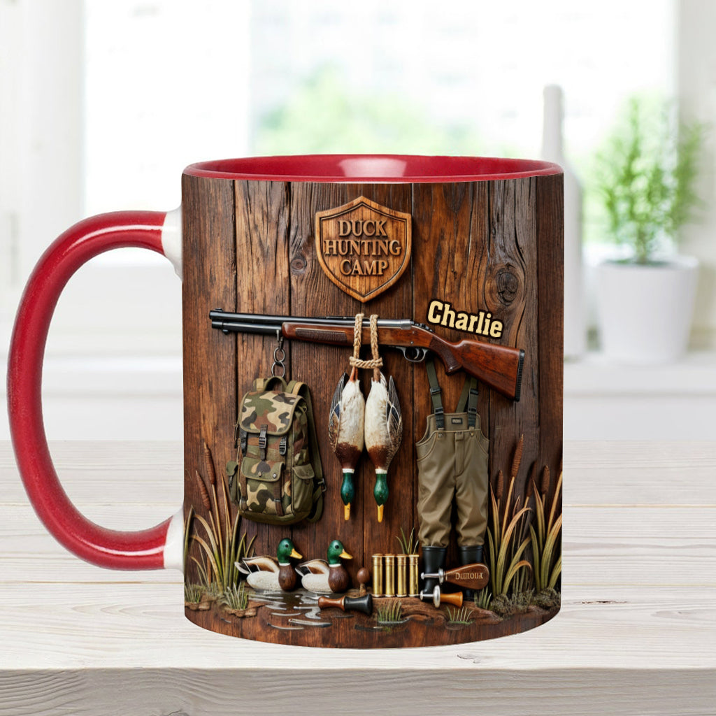 Duck Hunting Season - Personalized Hunting Accent Mug