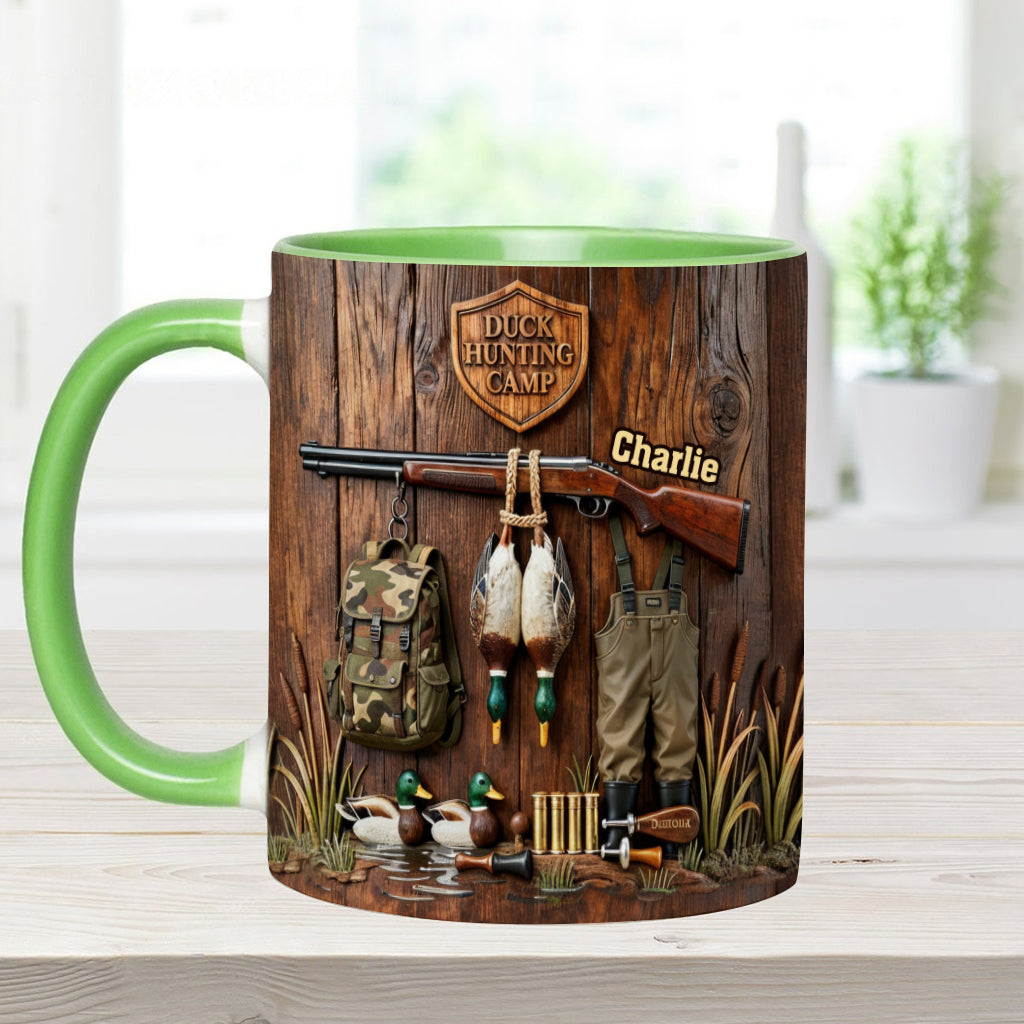 Duck Hunting Season - Personalized Hunting Accent Mug