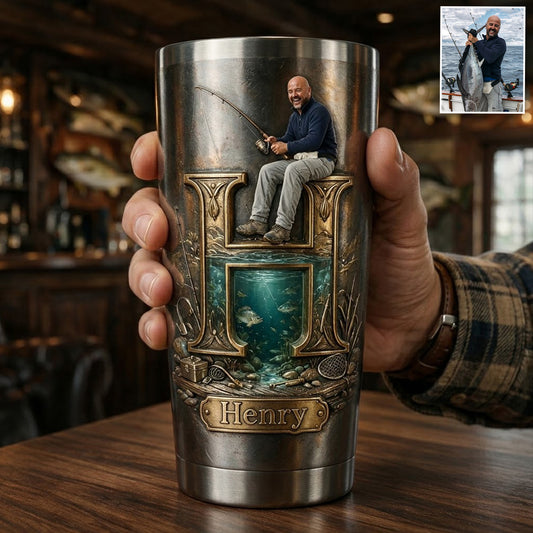 Fishing Is My Therapy - Personalized Fishing Tumbler