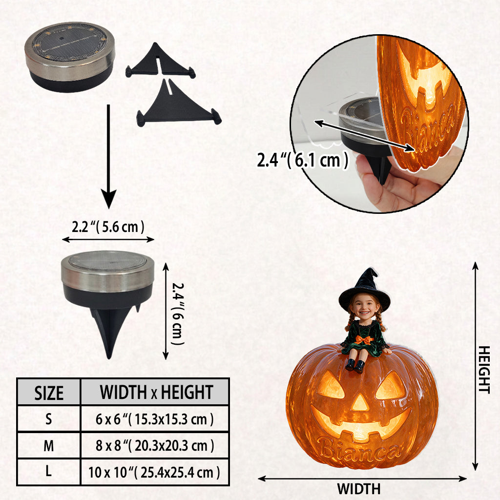 Little Pumpkin - Personalized Kid Solar Acrylic Light