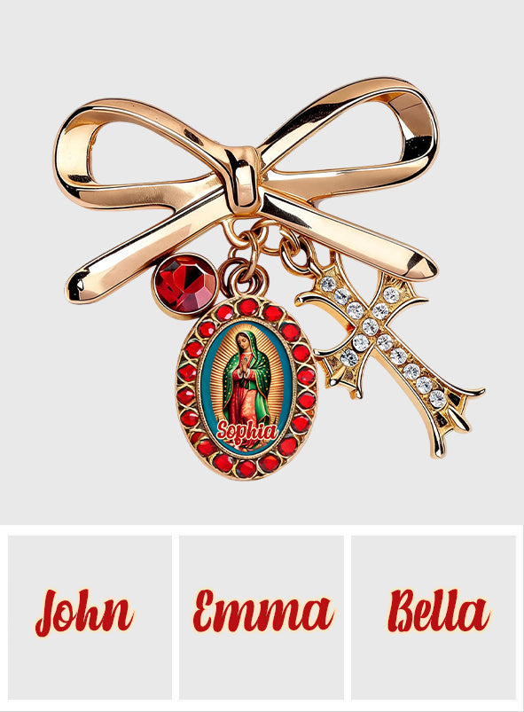 Unsere Dame von Guadalupe - Personalisierte Christliche 3D Prägeemaille-Nadel