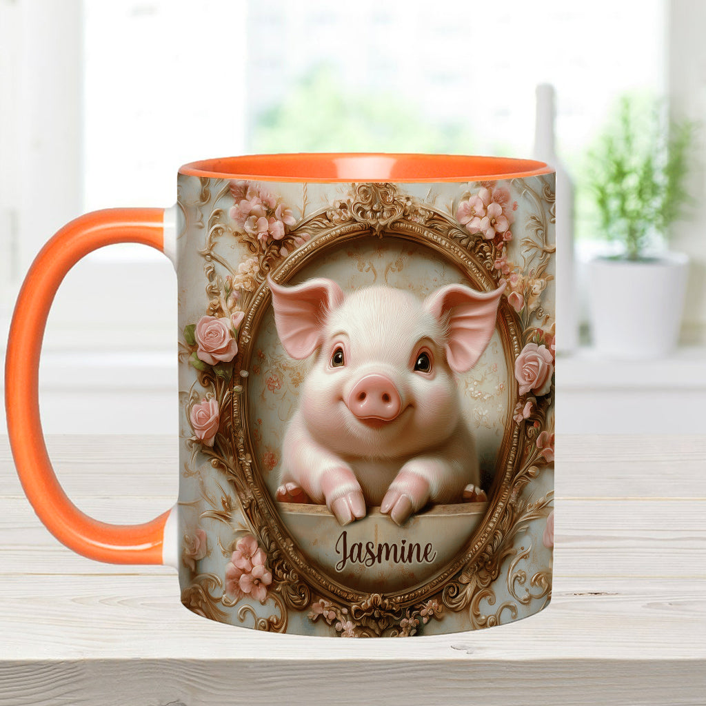 Mug personnalisé « Cochons mignons » pour les amoureux des cochons