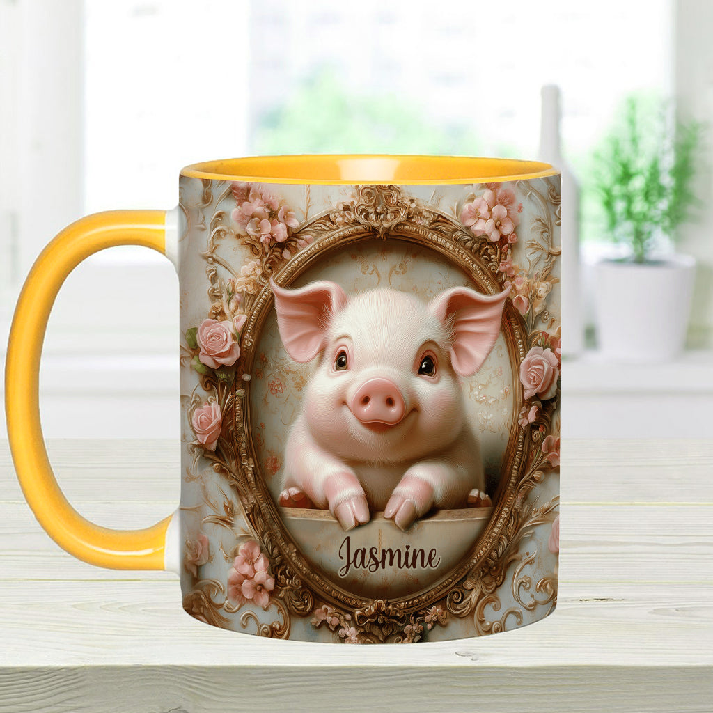 Mug personnalisé « Cochons mignons » pour les amoureux des cochons