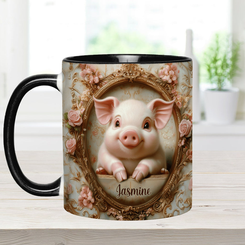 Mug personnalisé « Cochons mignons » pour les amoureux des cochons