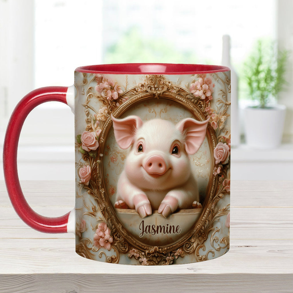 Mug personnalisé « Cochons mignons » pour les amoureux des cochons