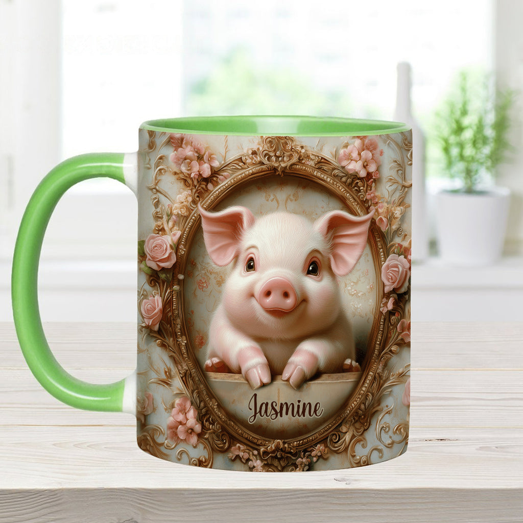 Mug personnalisé « Cochons mignons » pour les amoureux des cochons