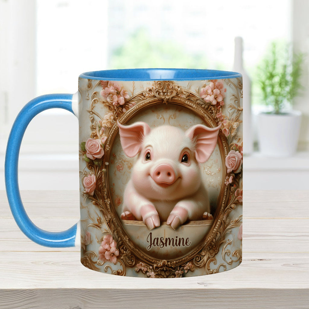 Mug personnalisé « Cochons mignons » pour les amoureux des cochons