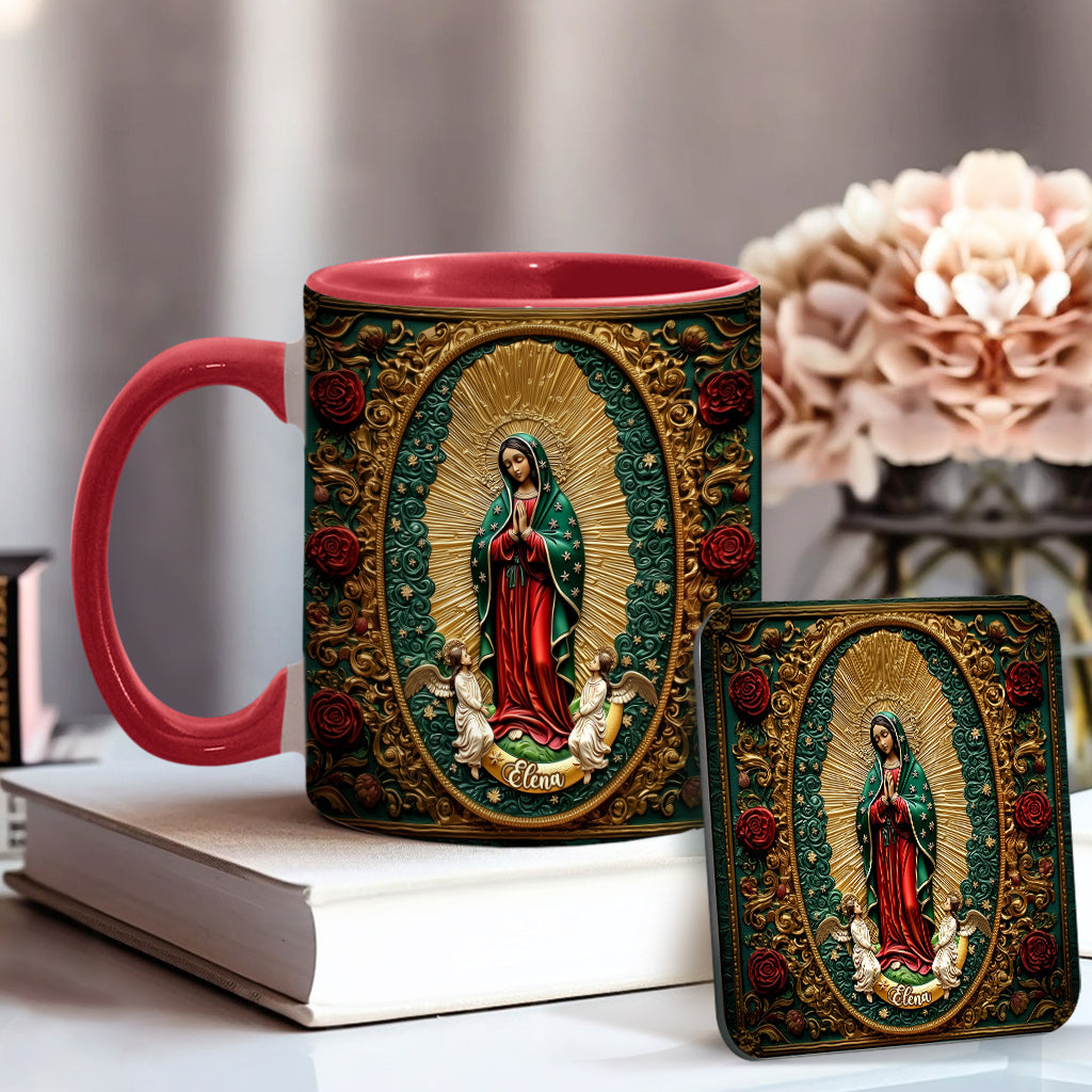 Our Lady Of Guadalupe - Personalized Christian Accent Mug