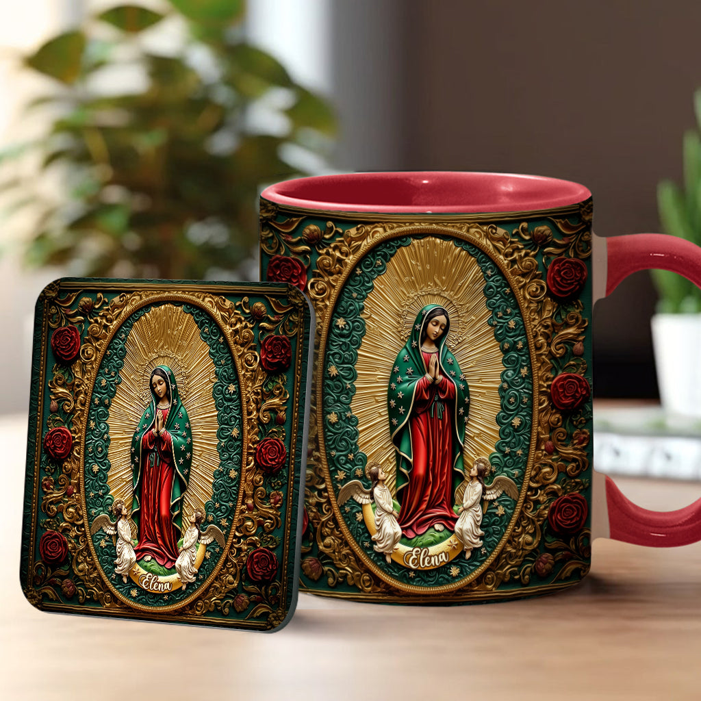 Our Lady Of Guadalupe - Personalized Christian Accent Mug