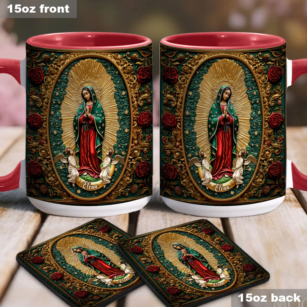 Our Lady Of Guadalupe - Personalized Christian Accent Mug