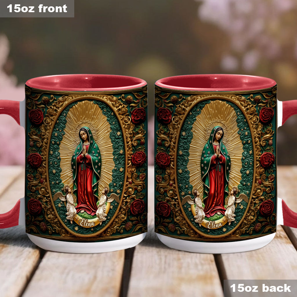 Our Lady Of Guadalupe - Personalized Christian Accent Mug