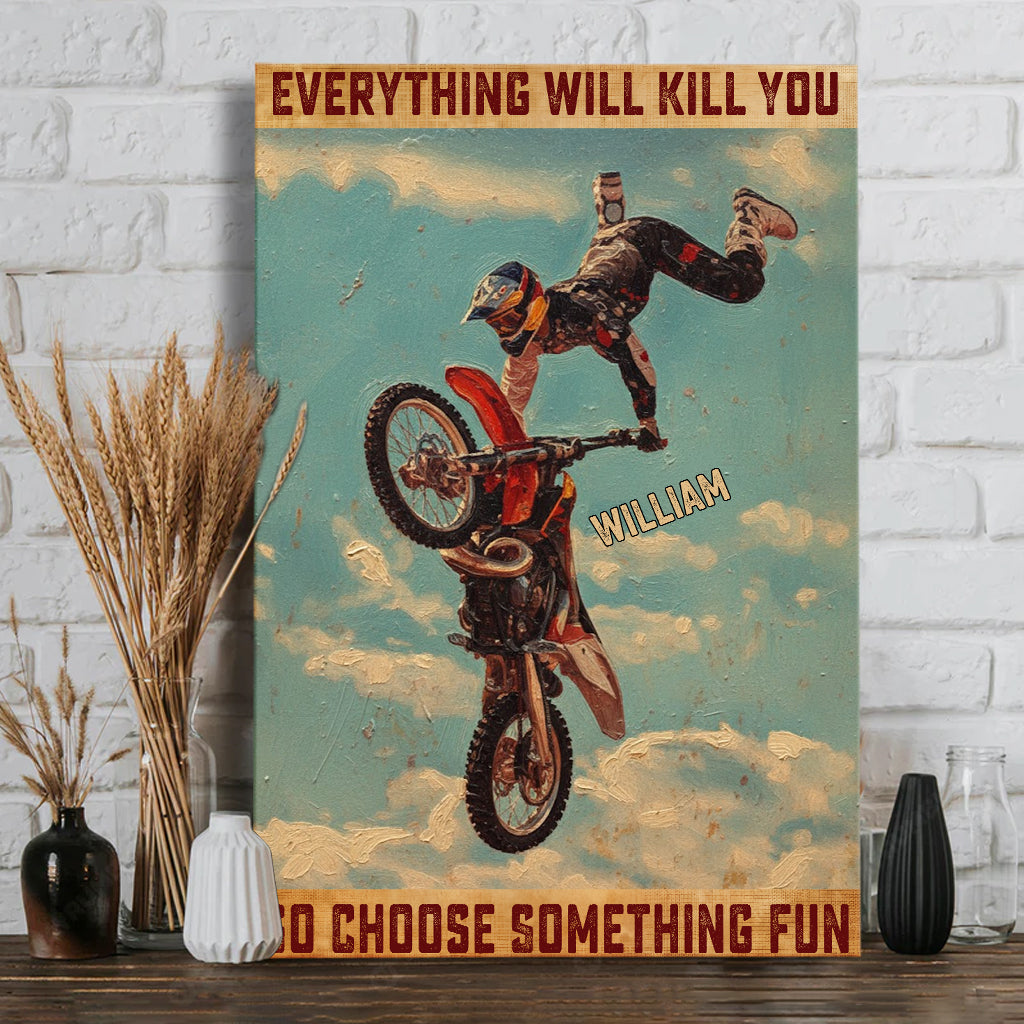 Retro Style Vintage Picture - Personalized Horse Canvas And Poster