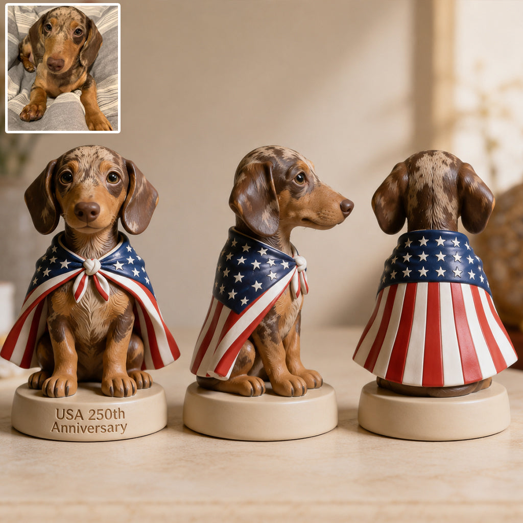 250. Jubiläum - Personalisierte Hund Premium 3D Figur