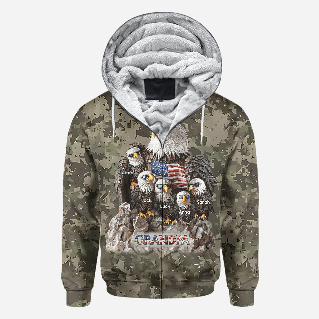 Strong Papa - Personalized Father All Over Shirt