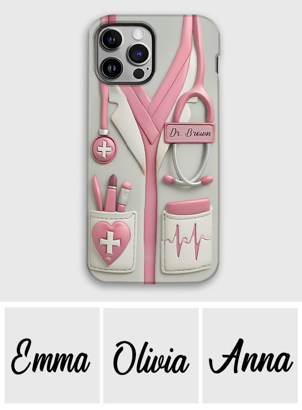 Celebrate Everyday Heroes With Medical Professional Gifts - Personalized Nurse Full Print Phone Case