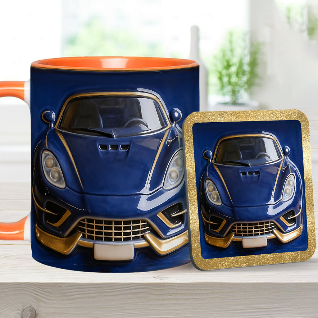 Your Car - Personalized Car Lover Accent Mug & Coaster