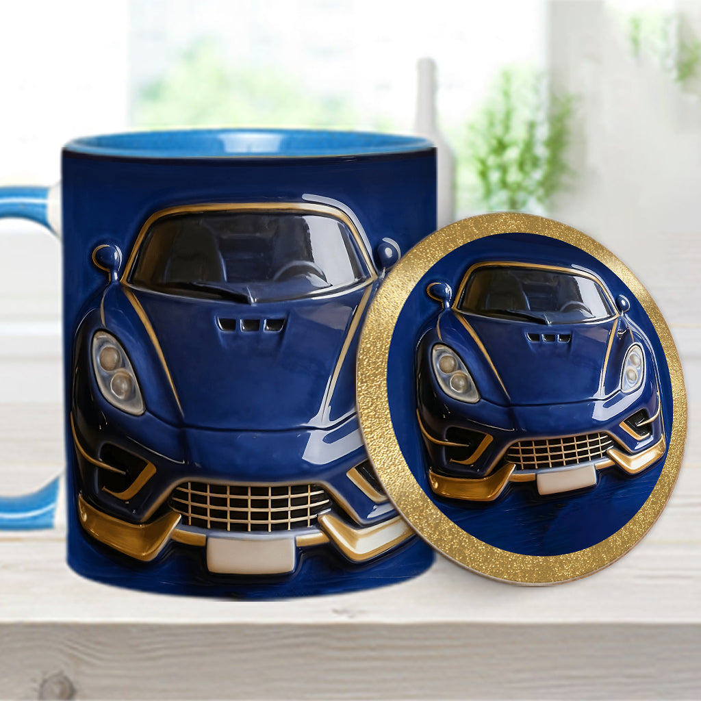 Your Car - Personalized Car Lover Accent Mug & Coaster