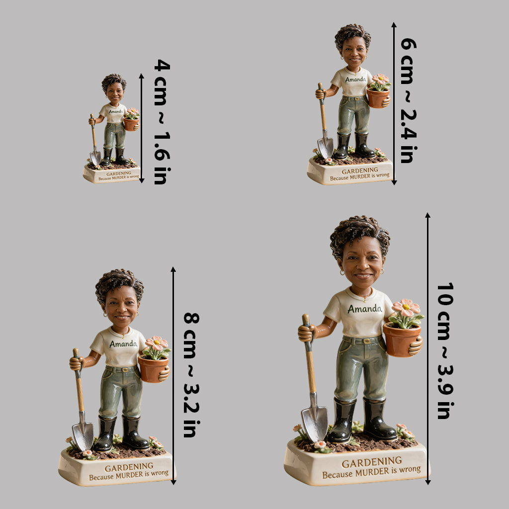 Gartenzauberer - Personalisierte Garten Premium 3D Figur