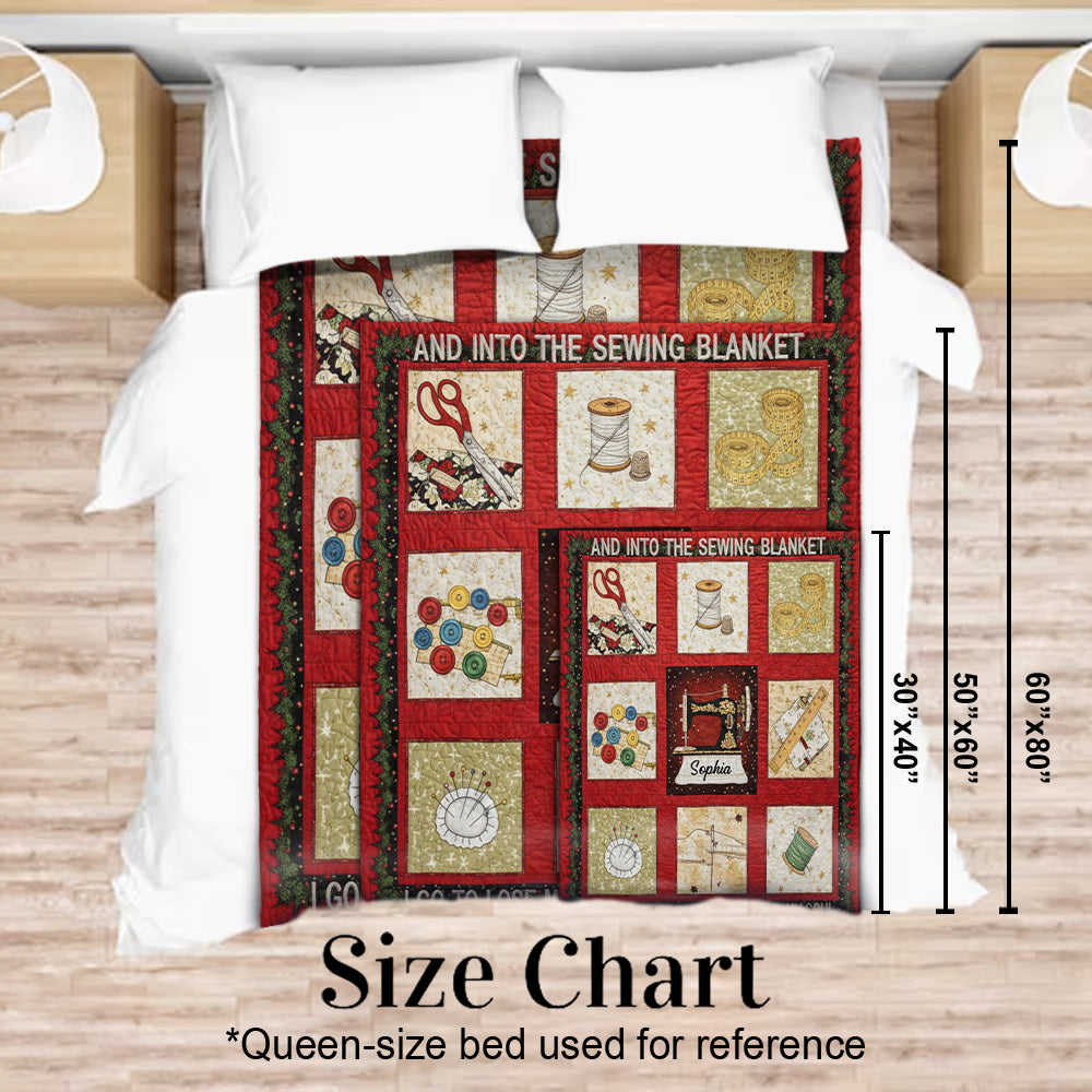 Sewing is My Therapy - Personalized Sewing Blanket