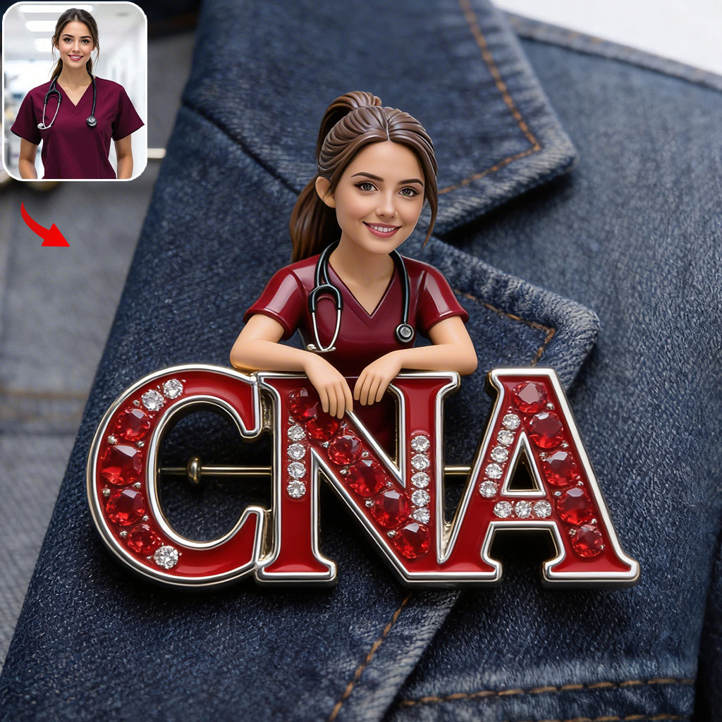 Custom Any Photo - Personalized Nurse Pin