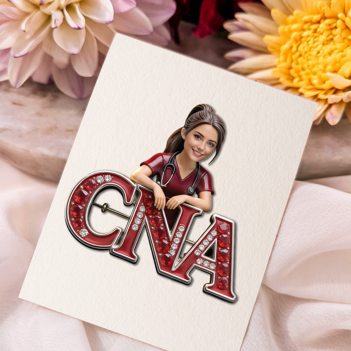 Custom Any Photo - Personalized Nurse Pin