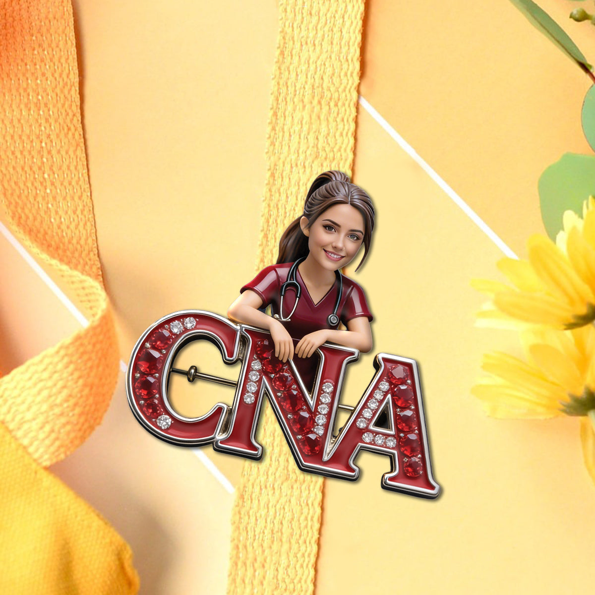 Custom Any Photo - Personalized Nurse Pin