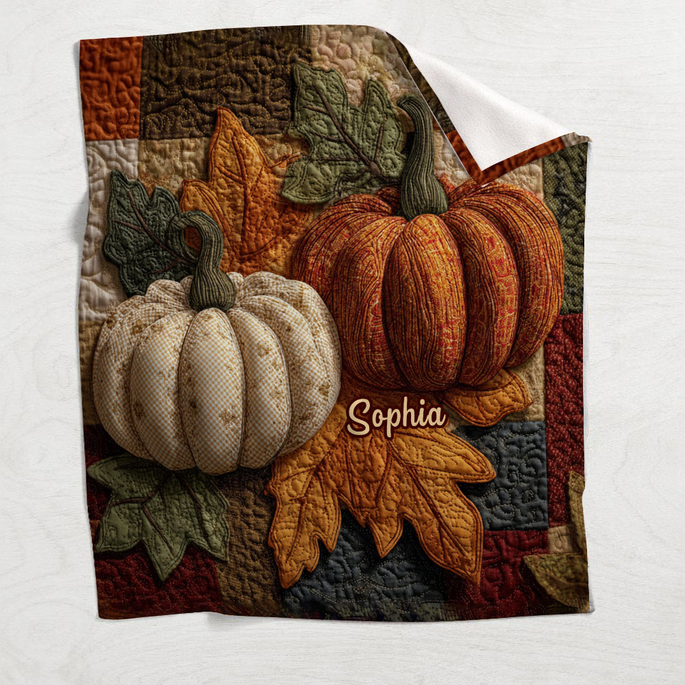 Fall Season - Personalized Autumn Blanket