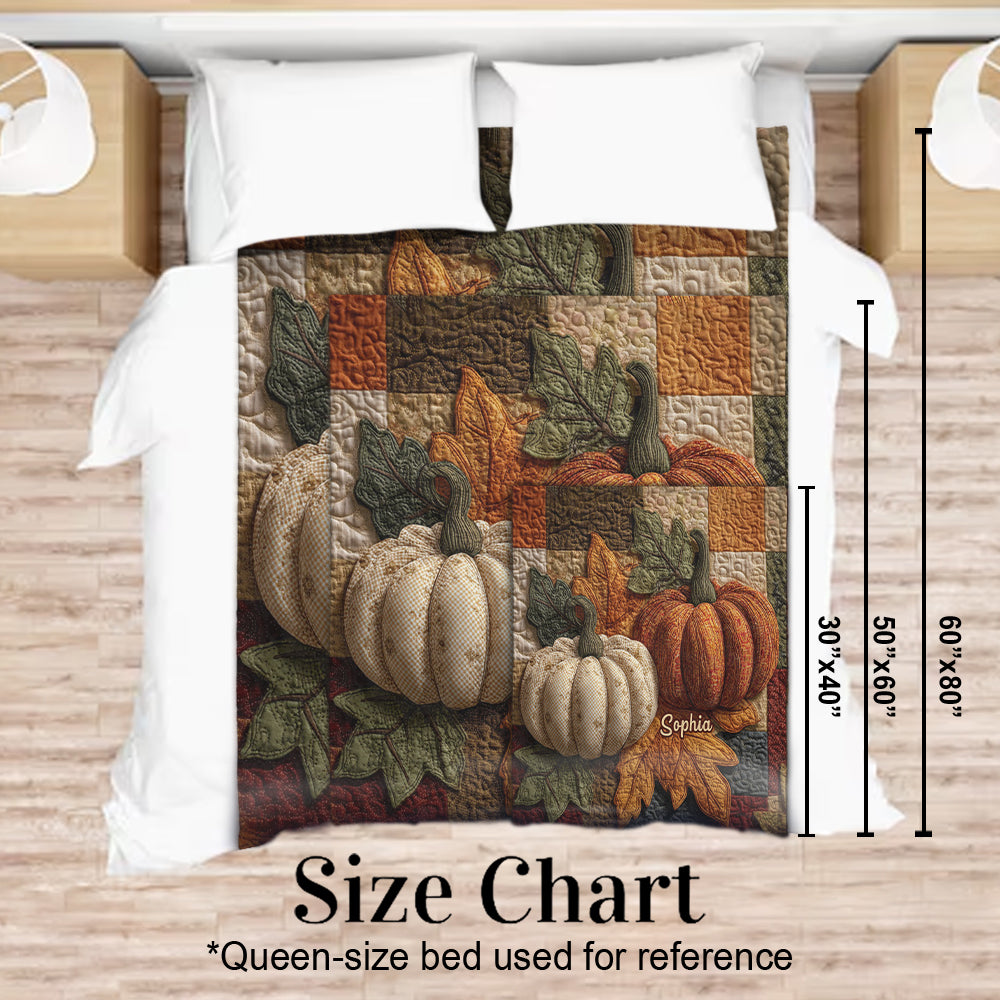 Fall Season - Personalized Autumn Blanket