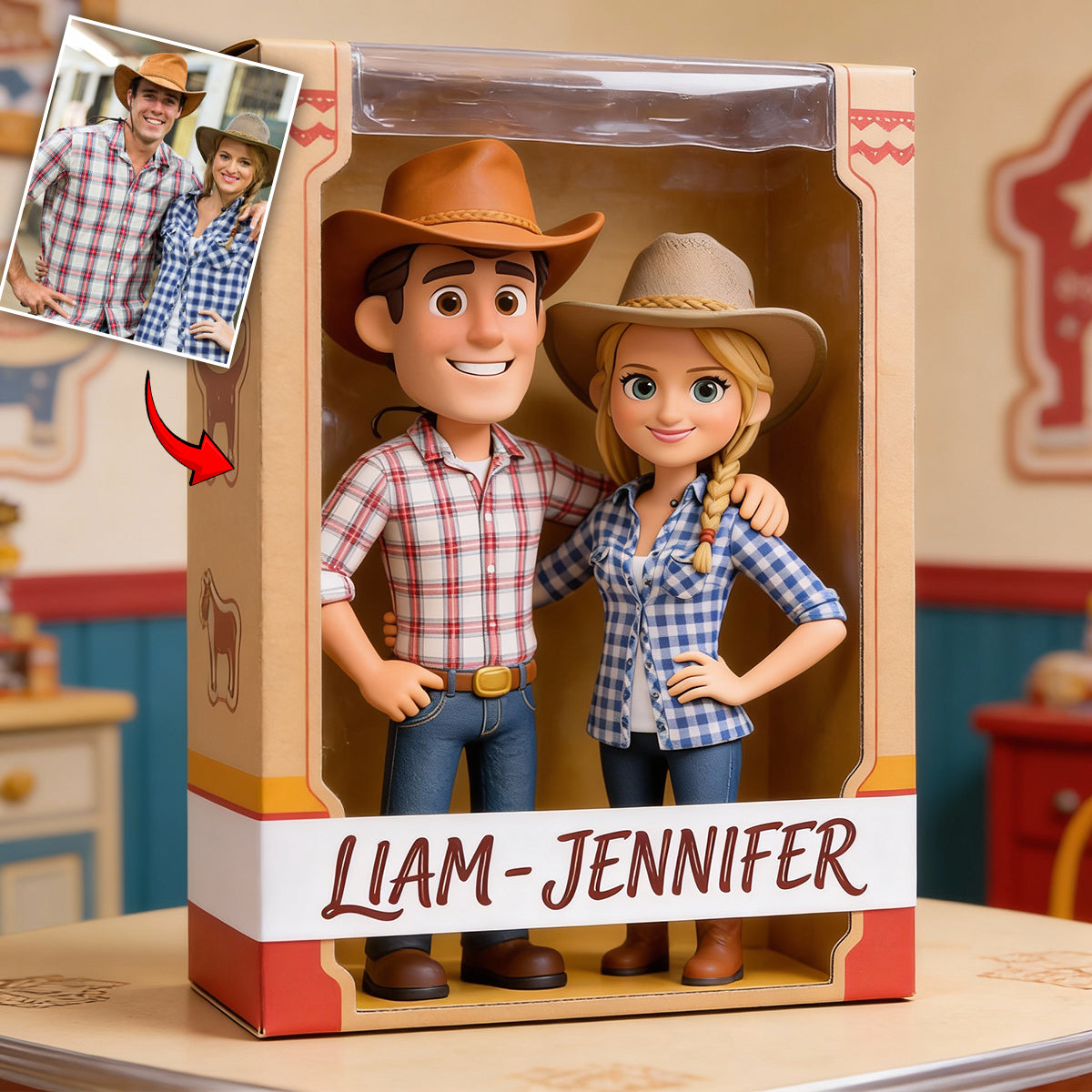 Cowgirl Gift - Personalized Cowgirl Custom Shaped Acrylic Plaque