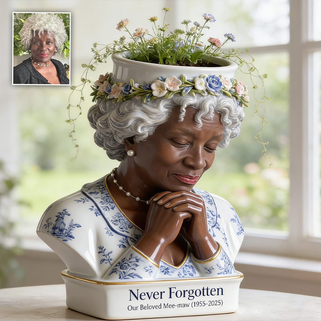 Memorial Customized - Personalized Memorial Acrylic Pot