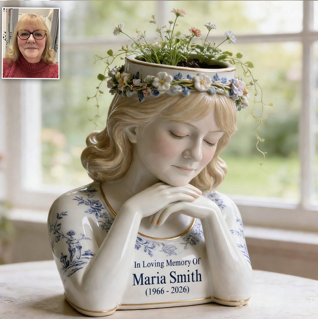 Memorial Customized - Personalized Memorial Acrylic Pot