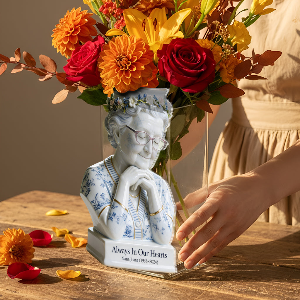 Memorial Customized - Personalized Memorial Acrylic Pot