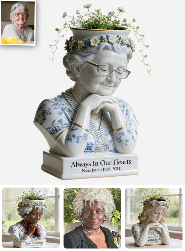 Memorial Customized - Personalized Memorial Acrylic Pot