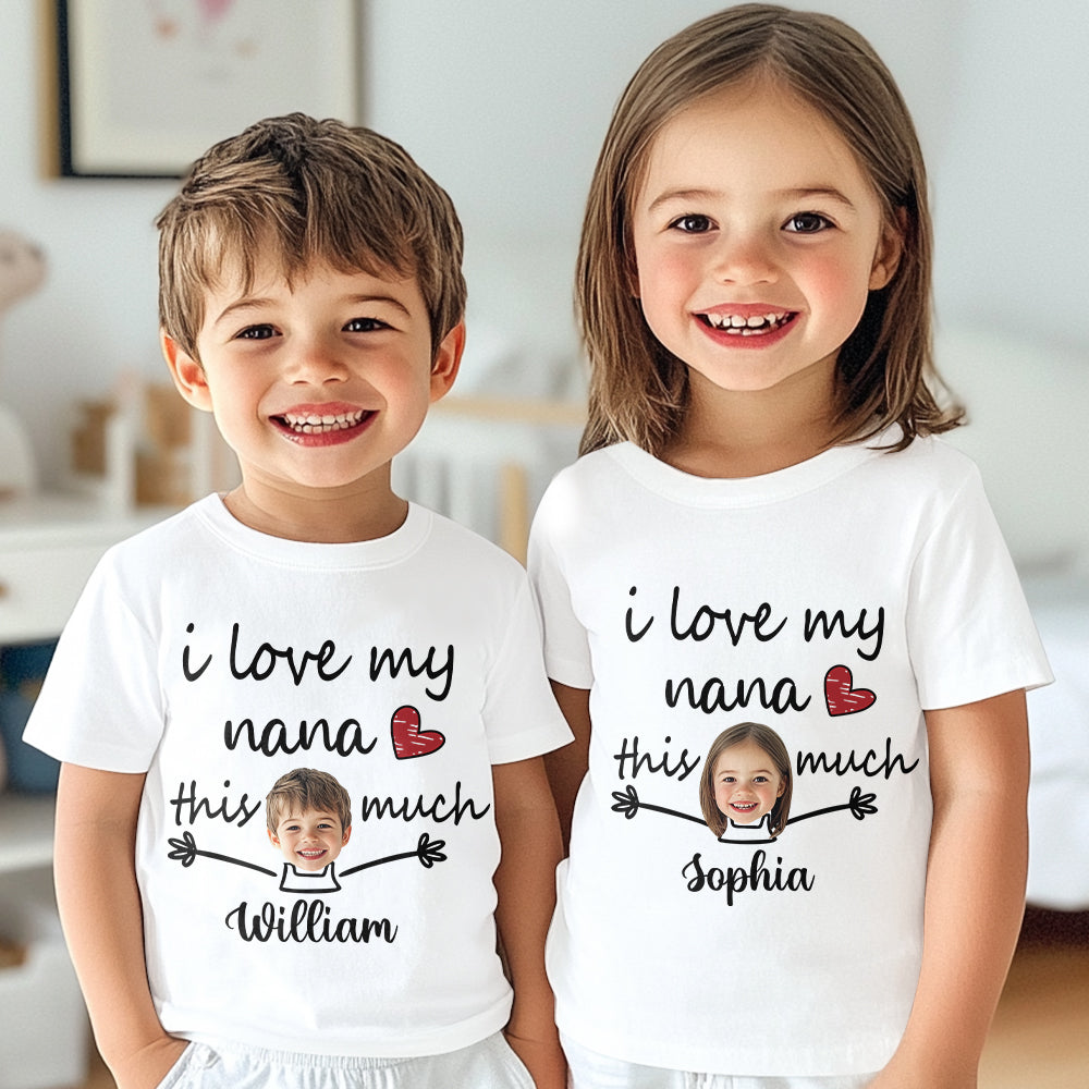I Love You This Much - Personalized Kid T-shirt And Hoodie