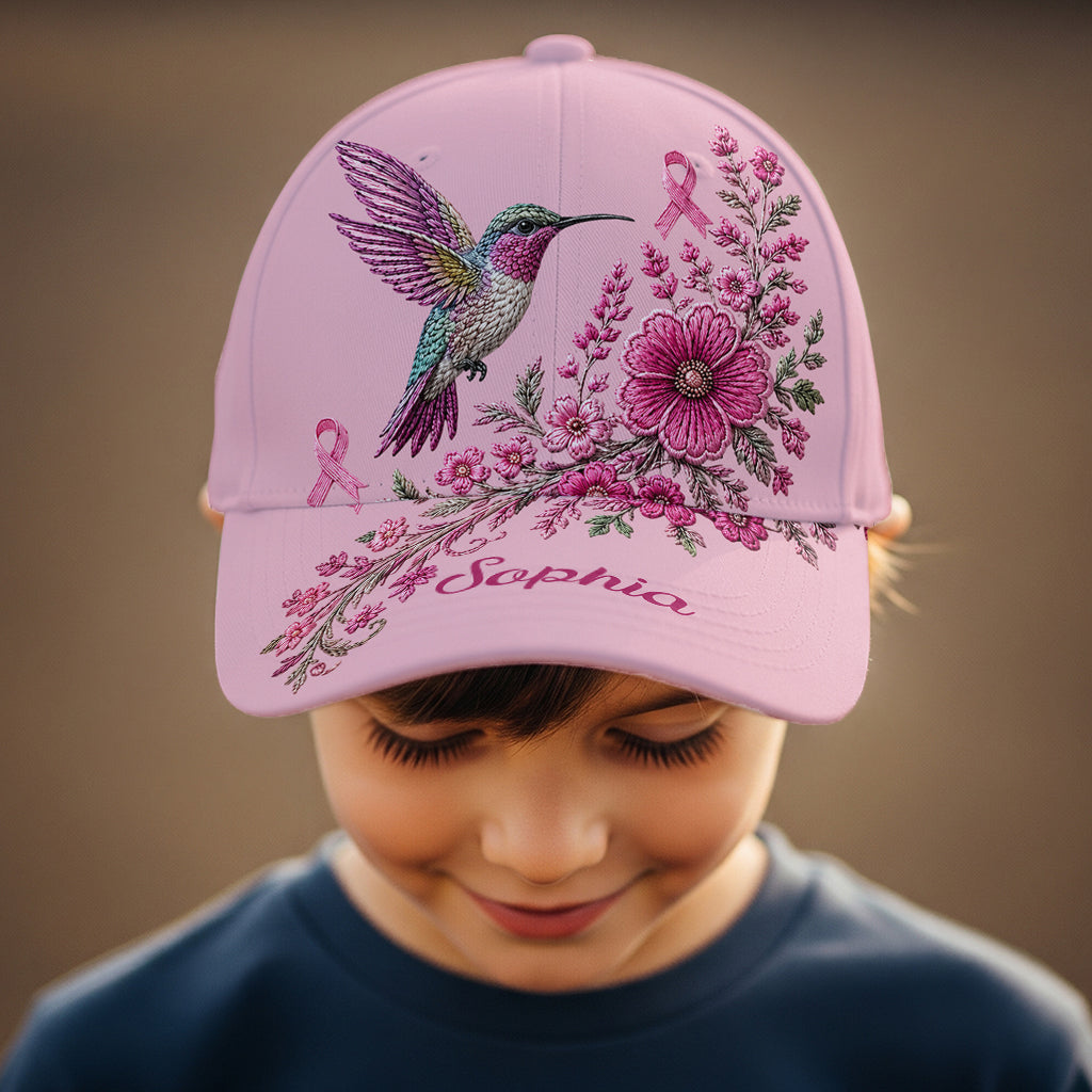 Faith Hope Love - Personalized Breast Cancer Awareness Classic Cap