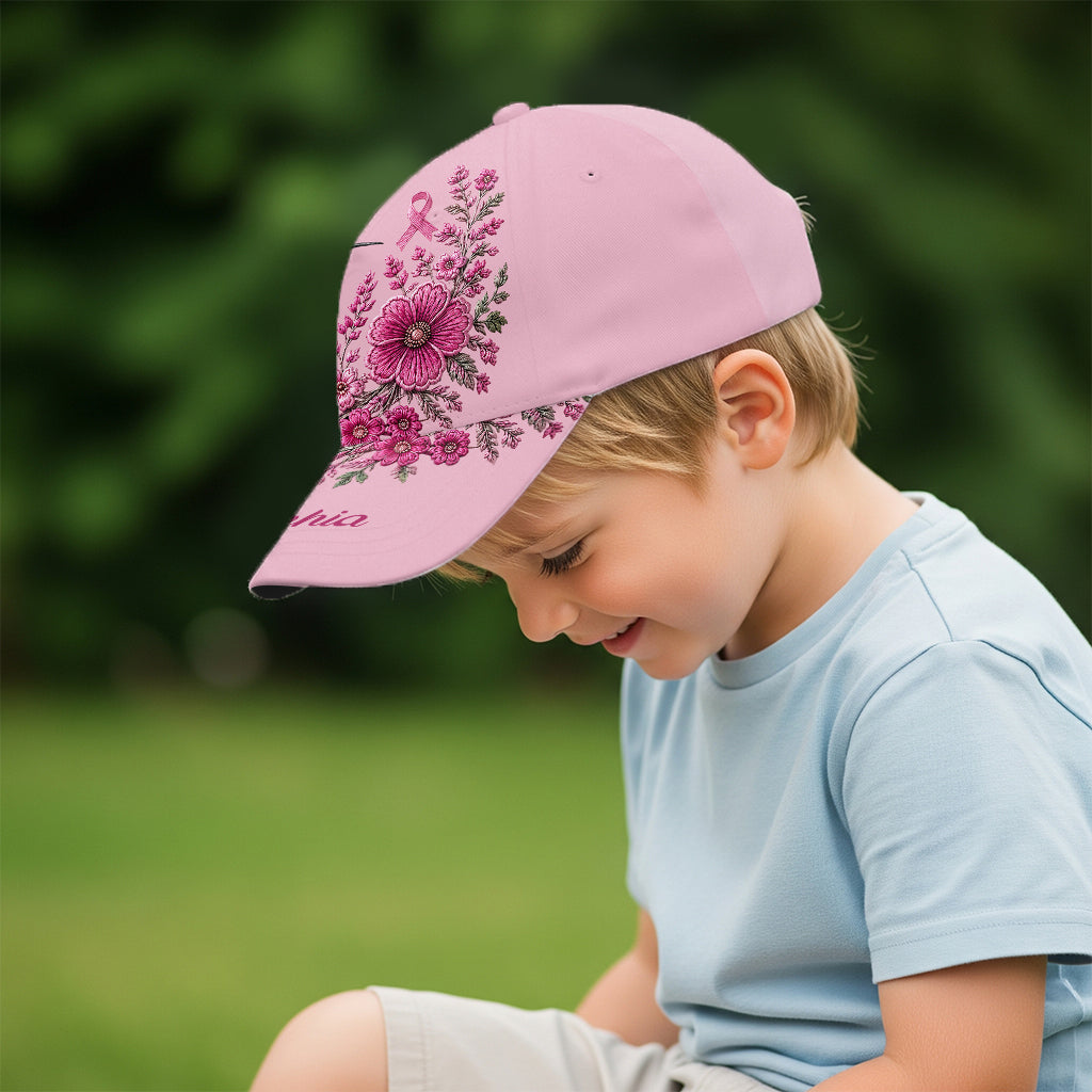 Faith Hope Love - Personalized Breast Cancer Awareness Classic Cap