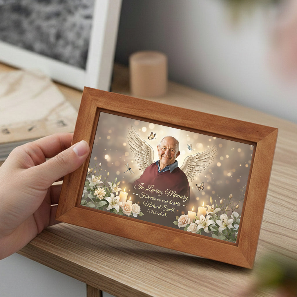 Memorial Gift - Personalized Memorial Wooden Box